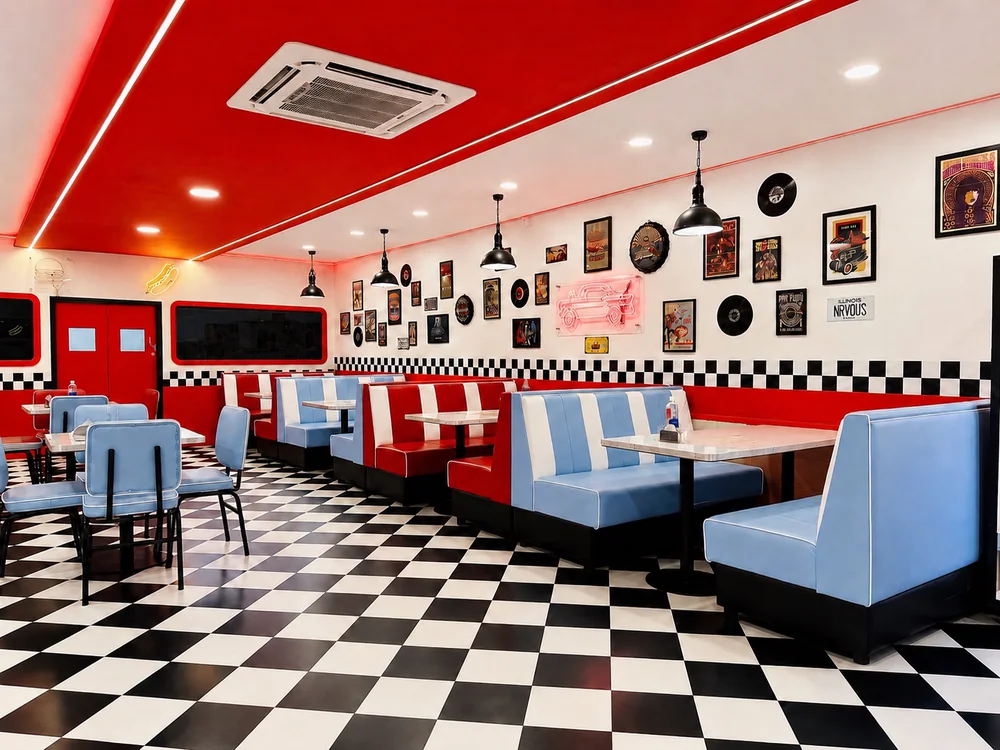 Grub Monkeys New BEL Road diner interior